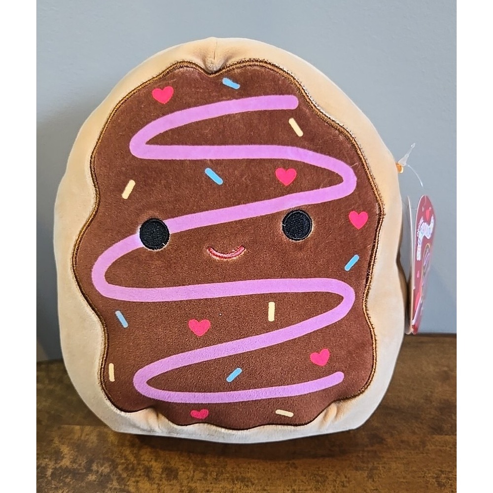 Squishmallows Deja the Donut Brown 8" Plush Toy Stuffed Animal NEW